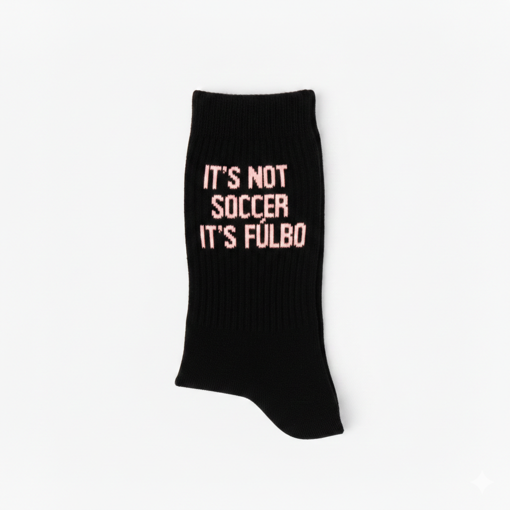 FÚLBO Classic Socks Black & Pink