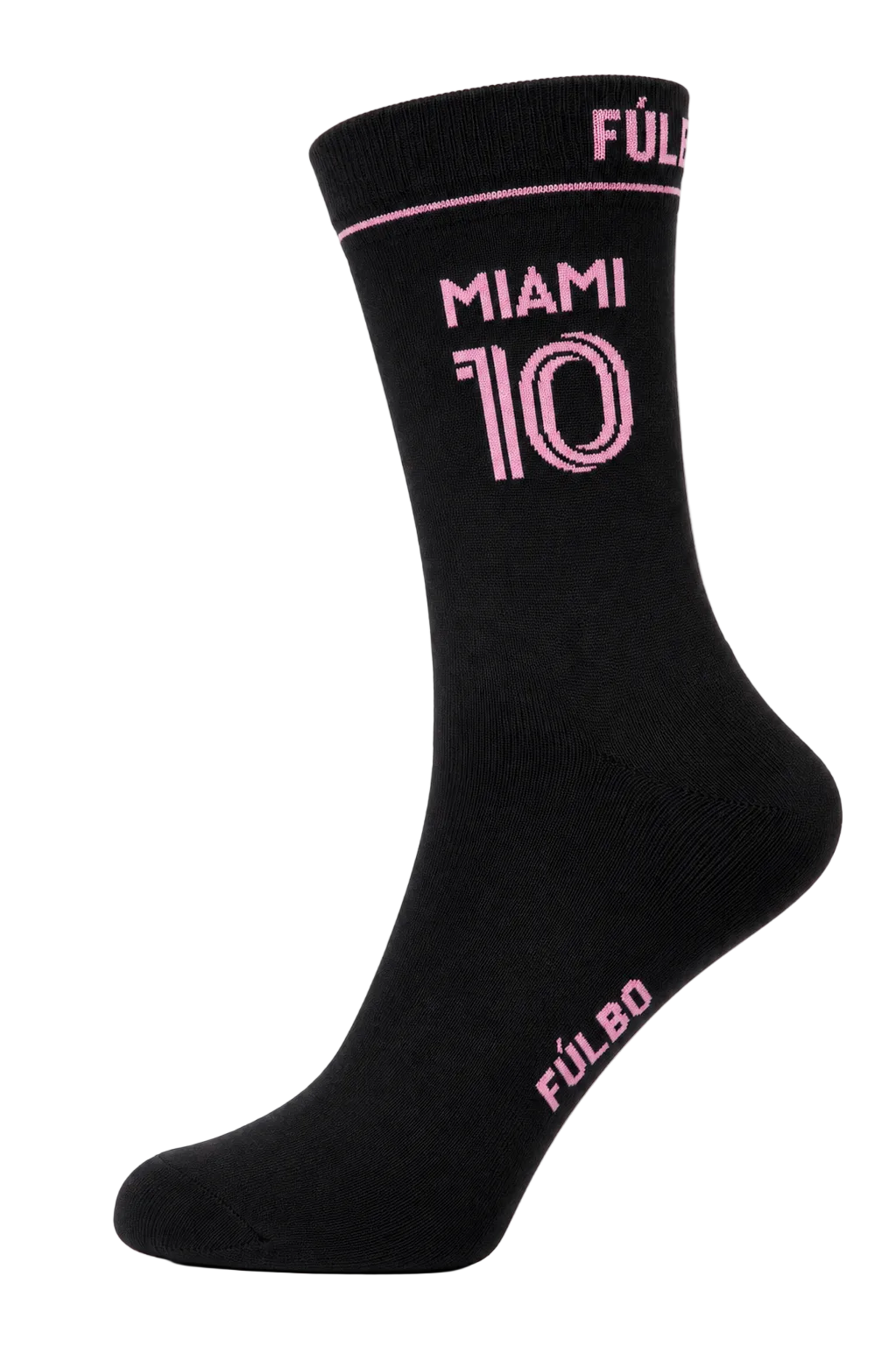 FÚLBO Messi Miami Inspired Black Socks