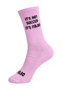 FÚLBO It’s Not Soccer Socks Pink