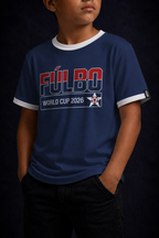 FÚLBO Kids Maradona USA Inspired Blue T-Shirt