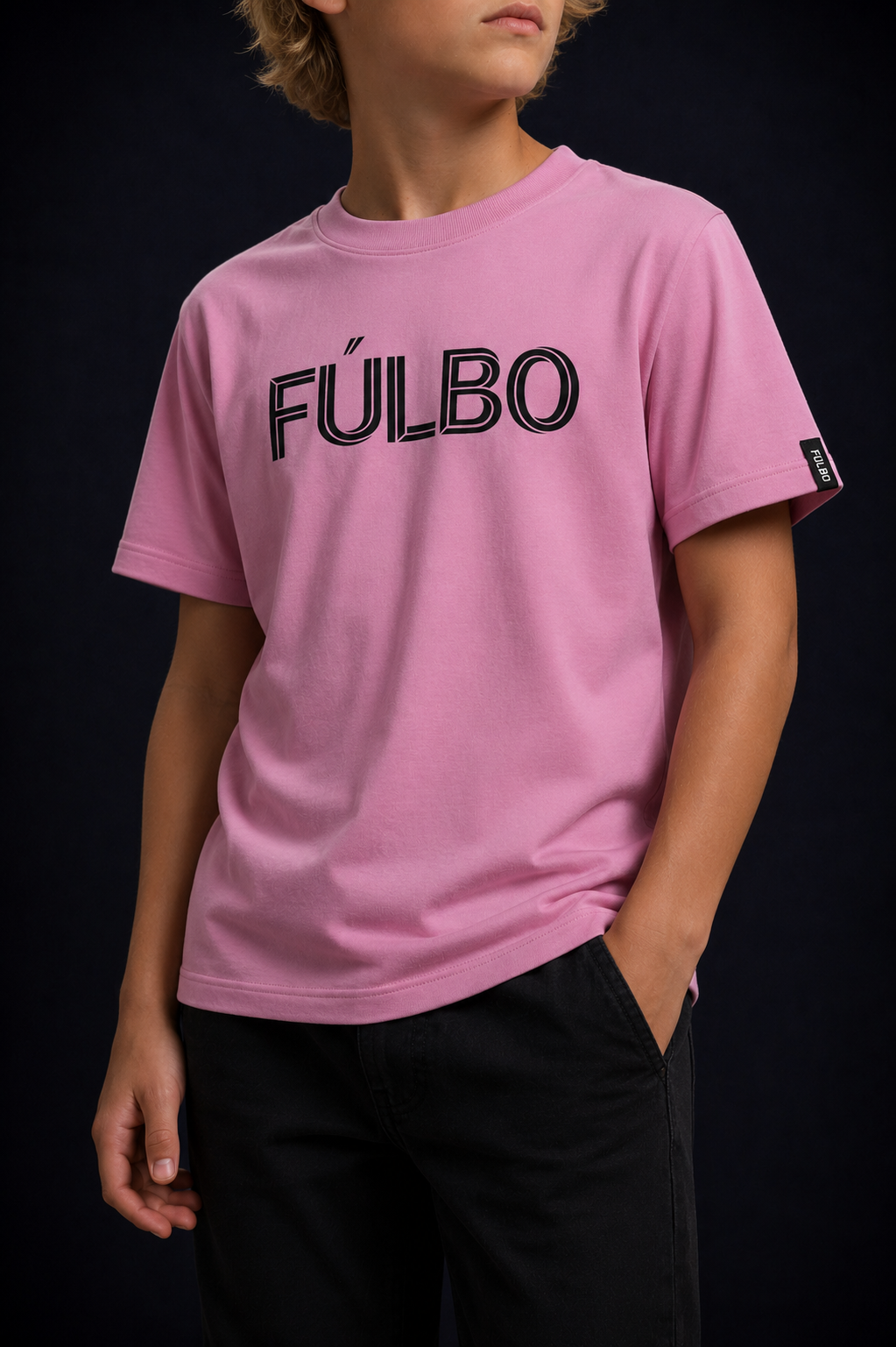 FÚLBO Kids Welcome to Miami Pink T-Shirt