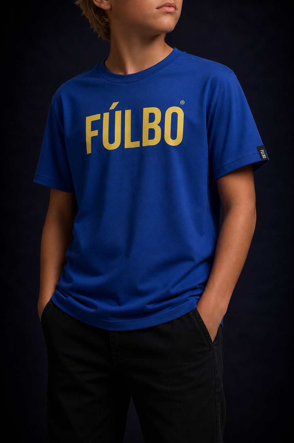 FÚLBO Kids Classic Blue T-Shirt