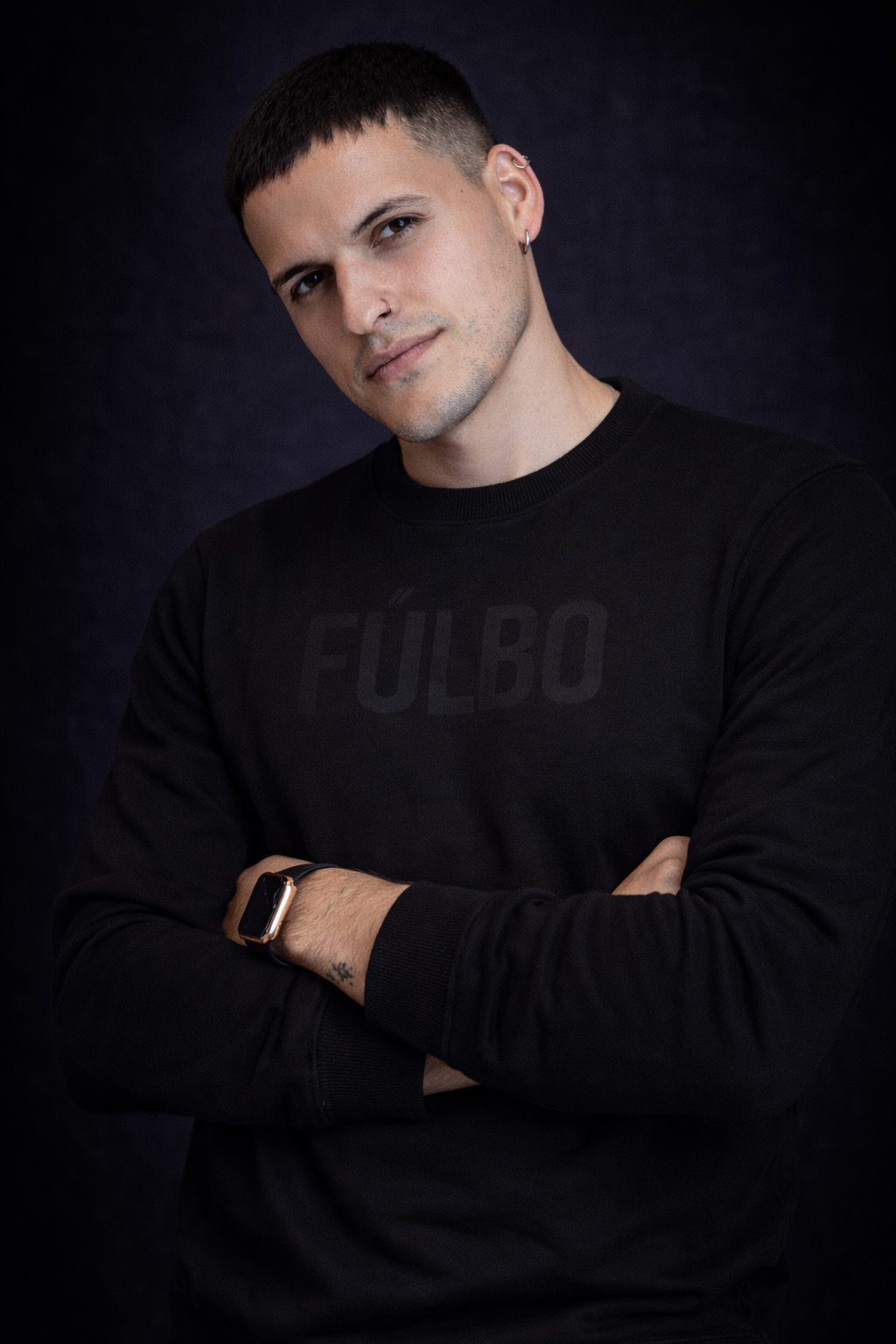 FÚLBO Classic Black Sweatshirt