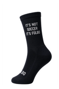 FÚLBO It’s Not Soccer Black Socks