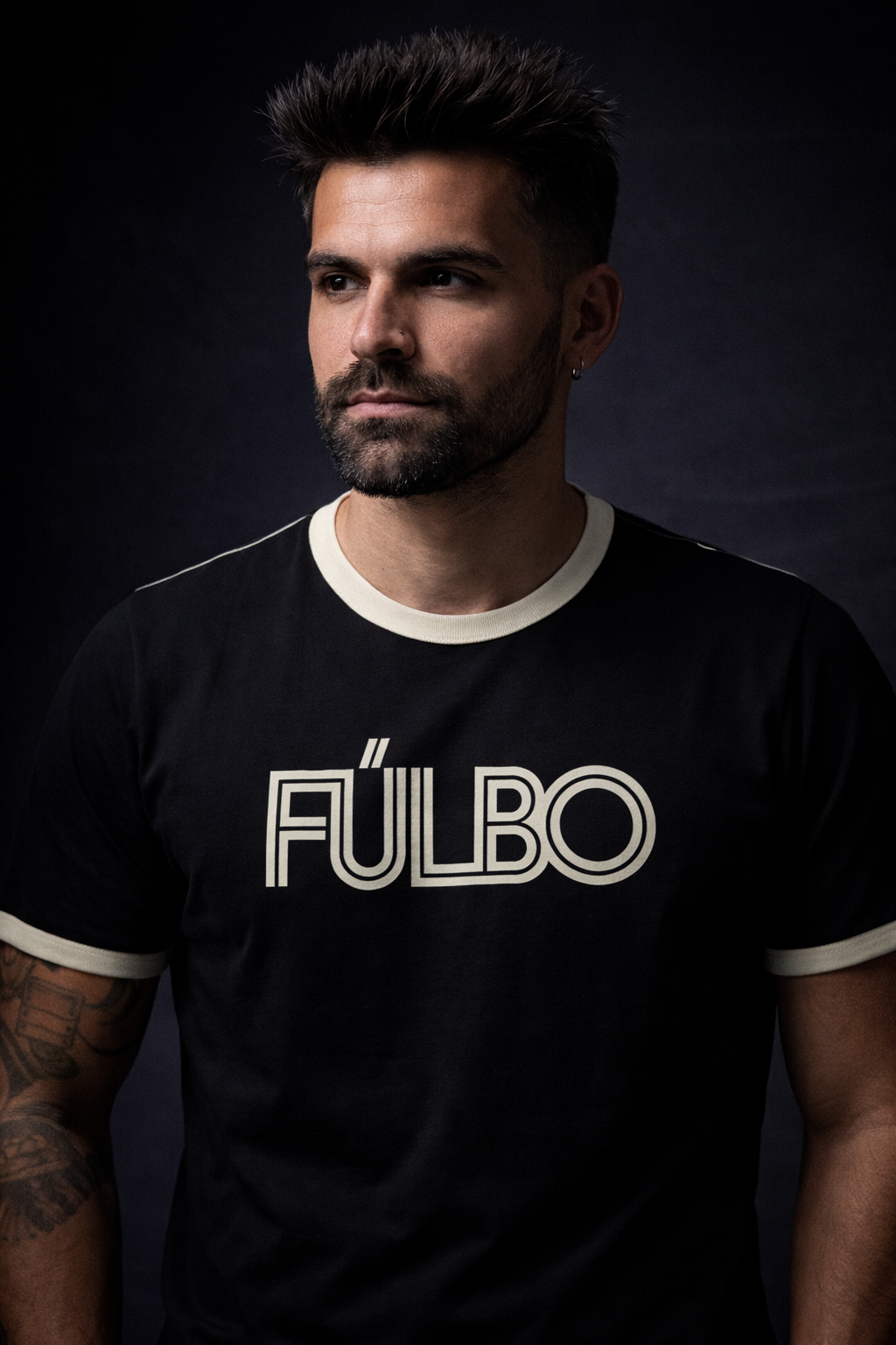FÚLBO World Cup Mexico 86 Black T-Shirt
