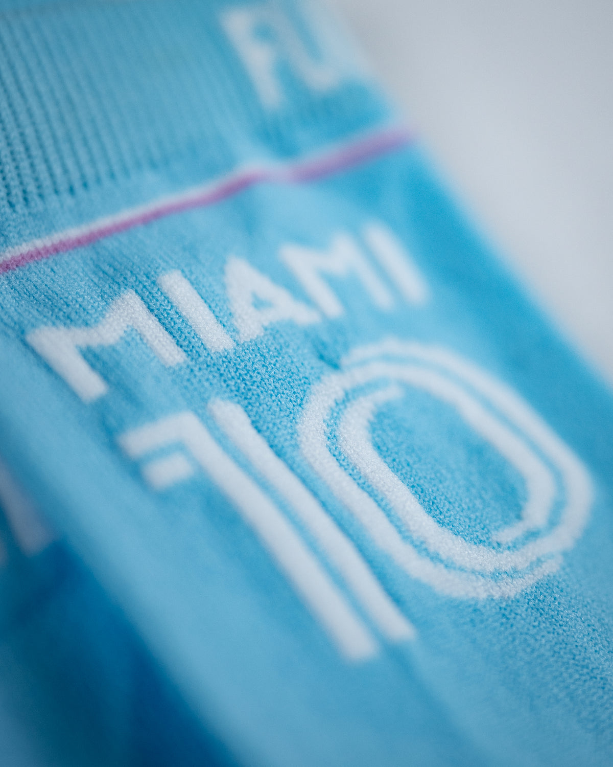 FÚLBO Messi Miami Inspired Light Blue Socks